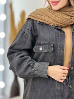 مانتو جین جیب پاکتی ناهید کد 5447 - تصویر 6