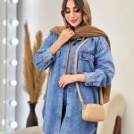 مانتو جین جیب پاکتی ناهید کد 5447