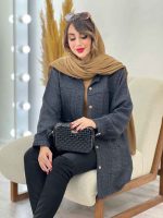 مانتو جلو پیله دو جیب همتا کد 5457 - تصویر 10