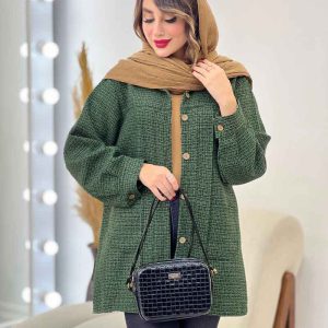 مانتو جلو پیله دو جیب همتا کد 5457