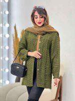 مانتو جلو پیله دو جیب همتا کد 5457 - تصویر 16