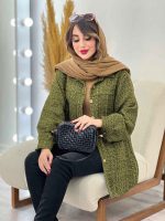 مانتو جلو پیله دو جیب همتا کد 5457 - تصویر 12
