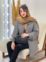 مانتو جلو پیله دو جیب همتا کد 5457 - تصویر 5