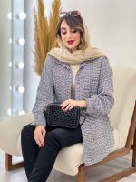 مانتو جلو پیله دو جیب همتا کد 5457 - تصویر 8