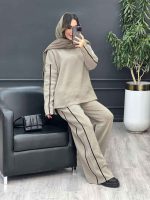 ست بافت وشلوار خط دار کد 5501 - تصویر 17