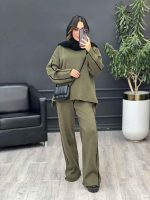 ست بافت وشلوار خط دار کد 5501 - تصویر 10