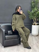 ست بافت وشلوار خط دار کد 5501 - تصویر 19