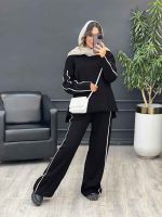 ست بافت وشلوار خط دار کد 5501 - تصویر 8