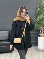 مانتو جین جیب پاکتی لاوین کد 5415 - تصویر 11