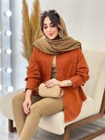 کت کتان رنگی برش دار دو جیب کد 5506 - تصویر 20