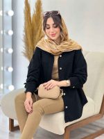 کت کتان رنگی برش دار دو جیب کد 5506 - تصویر 17