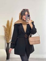 بارانی آستین پاگن طنین کد 5508 - تصویر 11