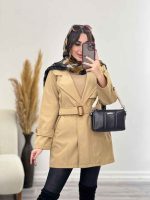 بارانی آستین پاگن طنین کد 5508 - تصویر 2