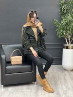 پالتو چهارخونه تک دکمه بغل چاک کد 5529 - تصویر 20