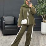 ست بافت و شلوار نیوشا کد 5521