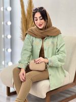 مانتو گلدوزی برش دار دو جیب کد 5499 - تصویر 6