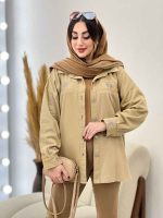 مانتو گلدوزی برش دار دو جیب کد 5499 - تصویر 11