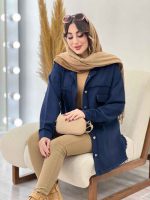 مانتو کتان ریش دار ترلان کد 5504 - تصویر 5