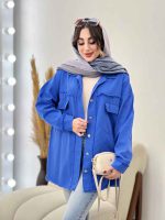 مانتو کتان ریش دار ترلان کد 5504 - تصویر 6