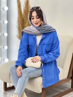 مانتو کتان ریش دار ترلان کد 5504 - تصویر 18