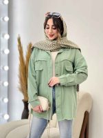 مانتو کتان ریش دار ترلان کد 5504 - تصویر 3