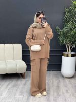 ست بافت و شلوار جیب پاکتی کد 5528 - تصویر 15