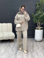 ست بافت و شلوار جیب پاکتی کد 5528 - تصویر 10