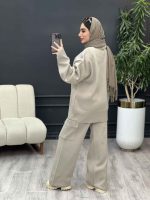 ست بافت و شلوار جیب پاکتی کد 5528 - تصویر 14
