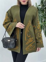 پالتو گلدوزی جلو باز کد 5420 - تصویر 15