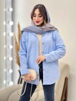 شومیز کتان رنگی هلما کد 5534 - تصویر 20