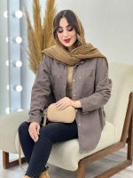 شومیز کتان رنگی هلما کد 5534 - تصویر 26