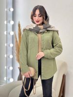 شومیز کتان رنگی هلما کد 5534 - تصویر 4
