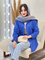 شومیز کتان رنگی هلما کد 5534 - تصویر 22