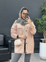 مانتو کتان چهار جیب پرچ پارلا کد 4751 - تصویر 17