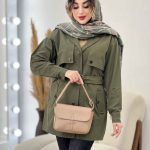 بارانی ژیله دار ساینا کد 5532