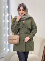 بارانی ژیله دار ساینا کد 5532 - تصویر 20