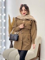 بارانی ژیله دار ساینا کد 5532 - تصویر 18