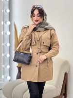 بارانی ژیله دار ساینا کد 5532 - تصویر 9