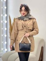 بارانی ژیله دار ساینا کد 5532 - تصویر 8