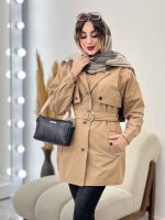 بارانی ژیله دار ساینا کد 5532 - تصویر 13