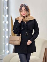 بارانی ژیله دار ساینا کد 5532 - تصویر 15