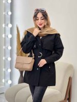 بارانی ژیله دار ساینا کد 5532 - تصویر 10