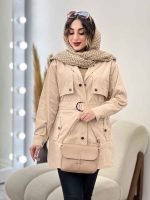 بارانی ژیله دار ساینا کد 5532 - تصویر 16