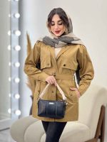 بارانی ژیله دار ساینا کد 5532 - تصویر 6