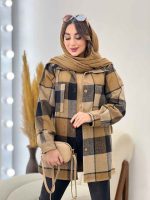 شکت چهارخونه دو جیب سوفیا کد 5478 - تصویر 33