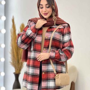 شکت چهارخونه دو جیب سوفیا کد 5478