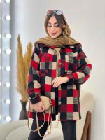 شکت چهارخونه دو جیب سوفیا کد 5478 - تصویر 37