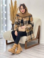 شکت چهارخونه دو جیب سوفیا کد 5478 - تصویر 40