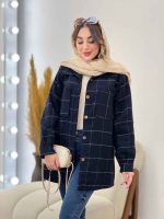 شکت چهارخونه دو جیب سوفیا کد 5478 - تصویر 45