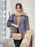 پالتو سوئیت دو دکمه کد 5578 - تصویر 15